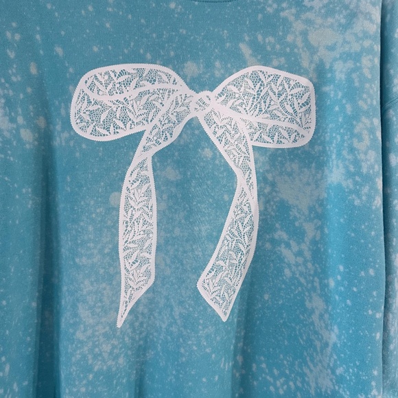 Bleached Bow Sweatshirt - Picture 1 of 2